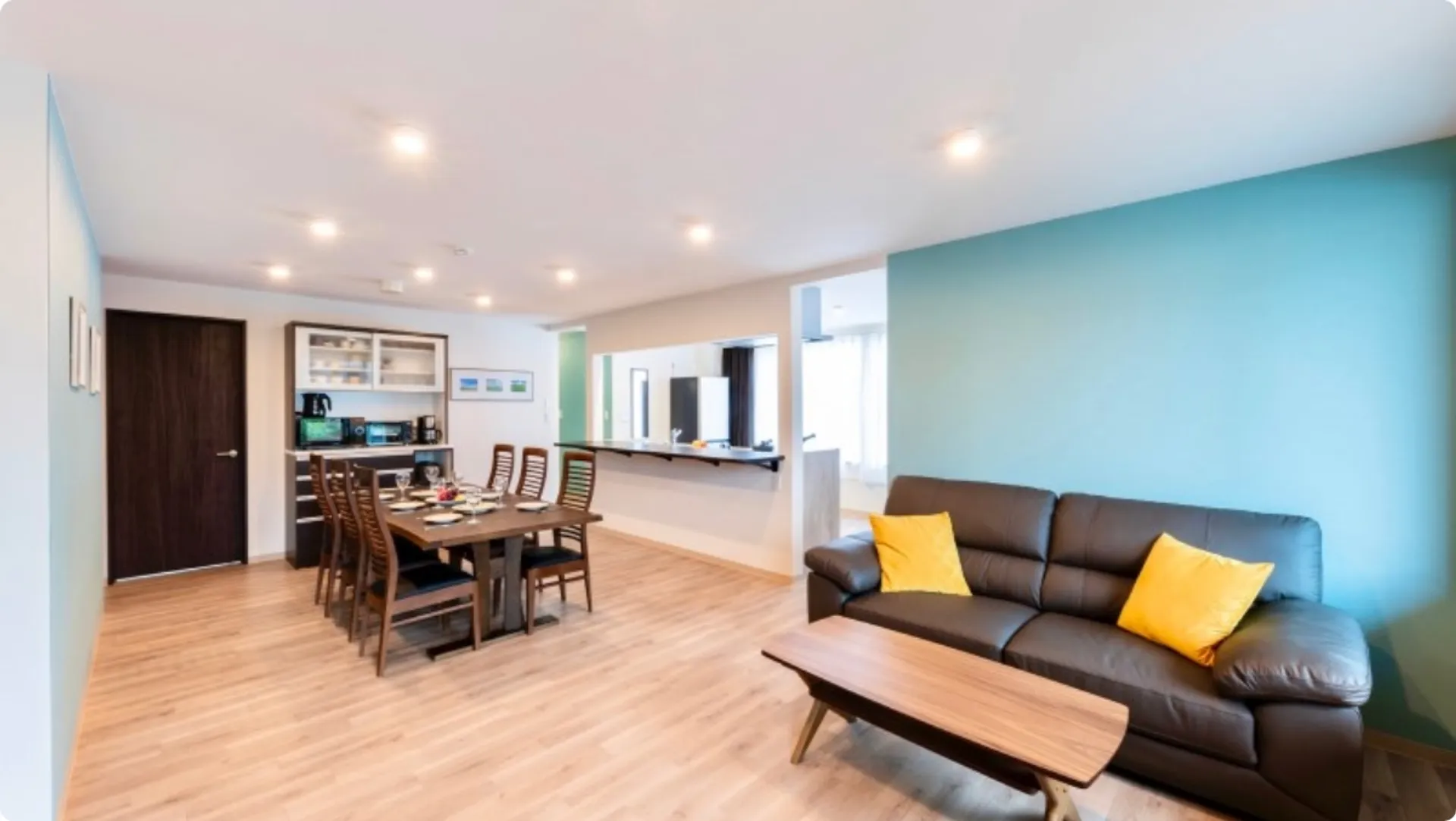 北菱の家 リフォーム後のリビング・ダイニング