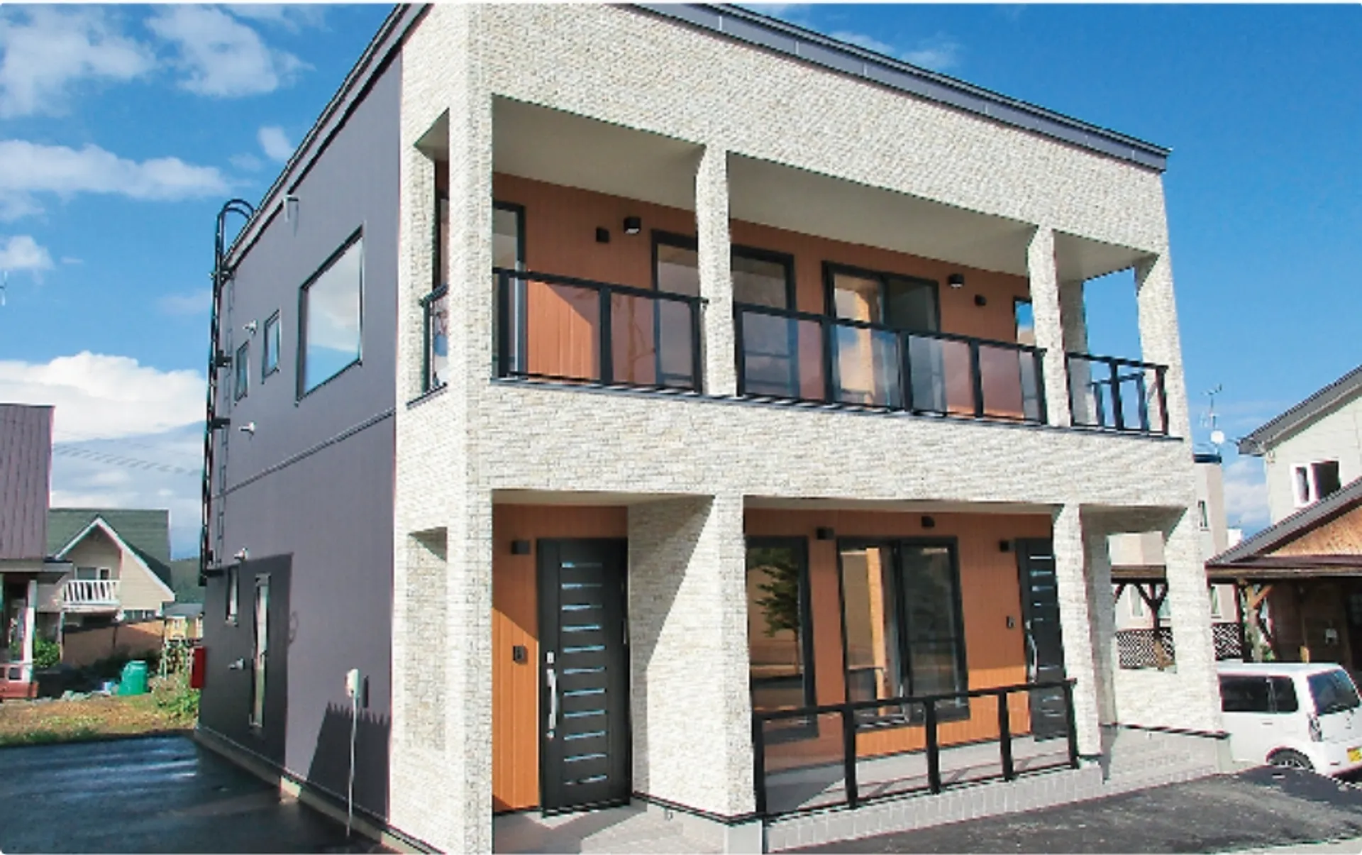 北菱の家 新在来工法を採用した住宅 外観写真