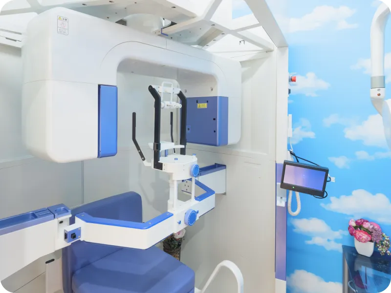 歯科用CT・レントゲン室の様子